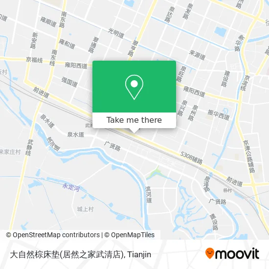 大自然棕床垫(居然之家武清店) map
