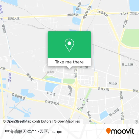 中海油服天津产业园区 map