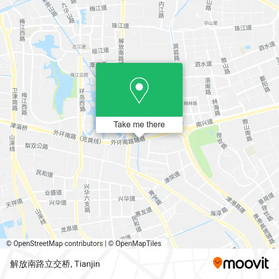 解放南路立交桥 map