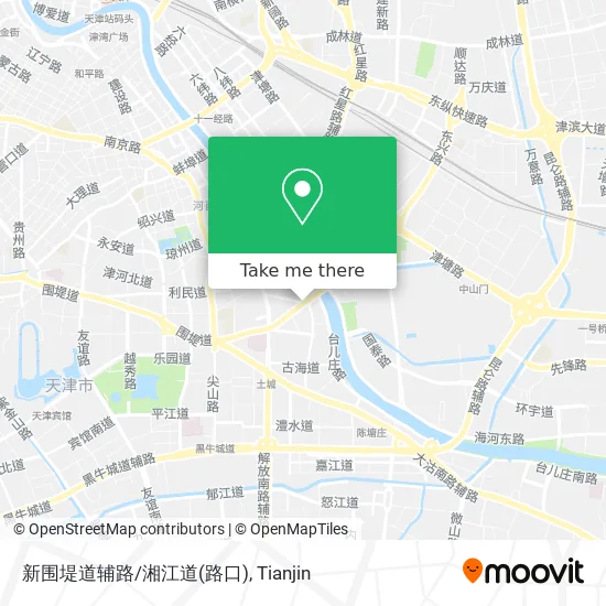 新围堤道辅路/湘江道(路口) map