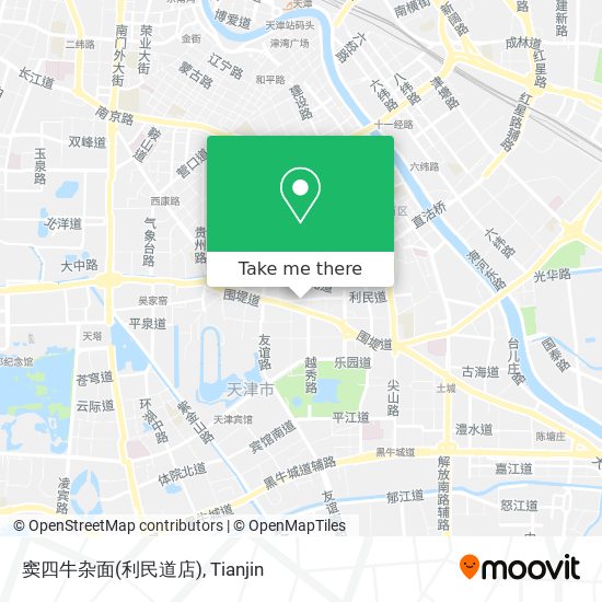 窦四牛杂面(利民道店) map