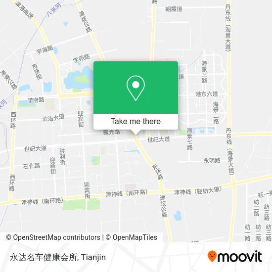 永达名车健康会所 map
