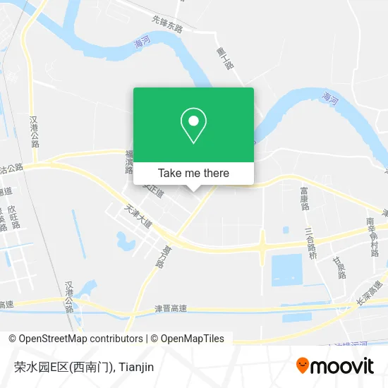 荣水园E区(西南门) map