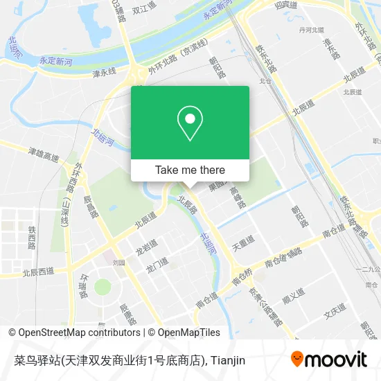 菜鸟驿站(天津双发商业街1号底商店) map