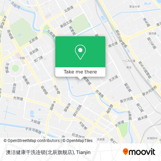 澳洁健康干洗连锁(北辰旗舰店) map