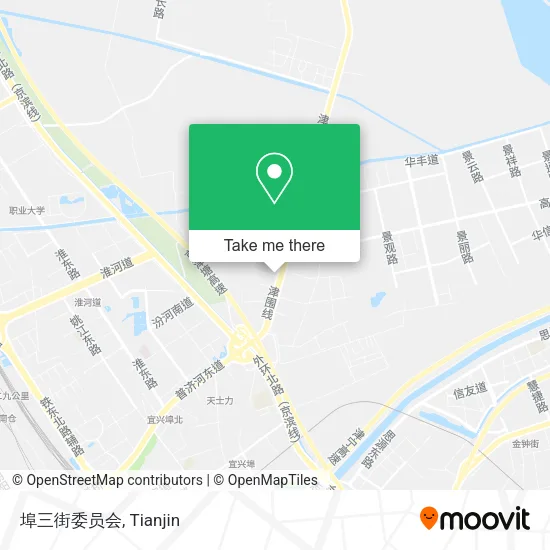 埠三街委员会 map