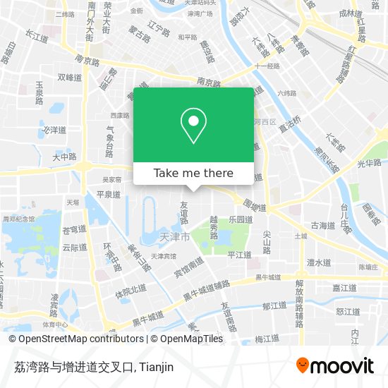 荔湾路与增进道交叉口 map