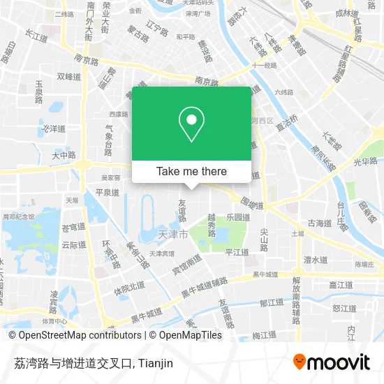 荔湾路与增进道交叉口 map