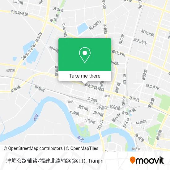 津塘公路辅路/福建北路辅路(路口) map