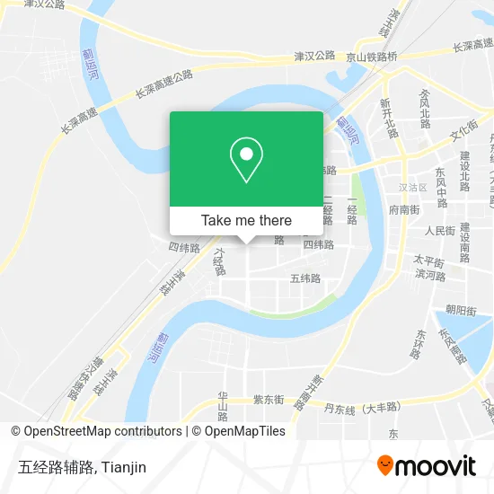 五经路辅路 map