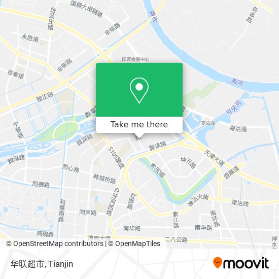 华联超市 map