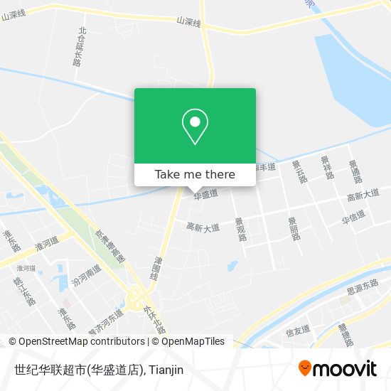 世纪华联超市(华盛道店) map