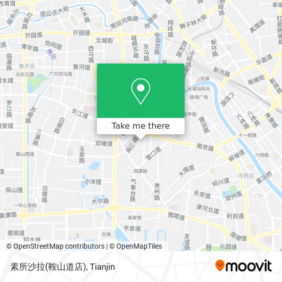 素所沙拉(鞍山道店) map