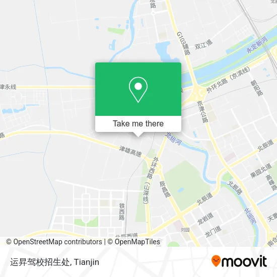 运昇驾校招生处 map