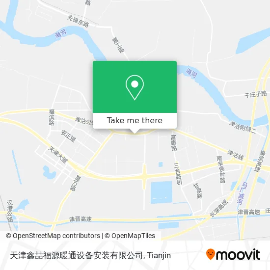 天津鑫喆福源暖通设备安装有限公司 map