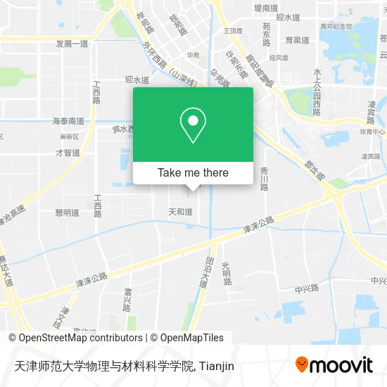 天津师范大学物理与材料科学学院 map