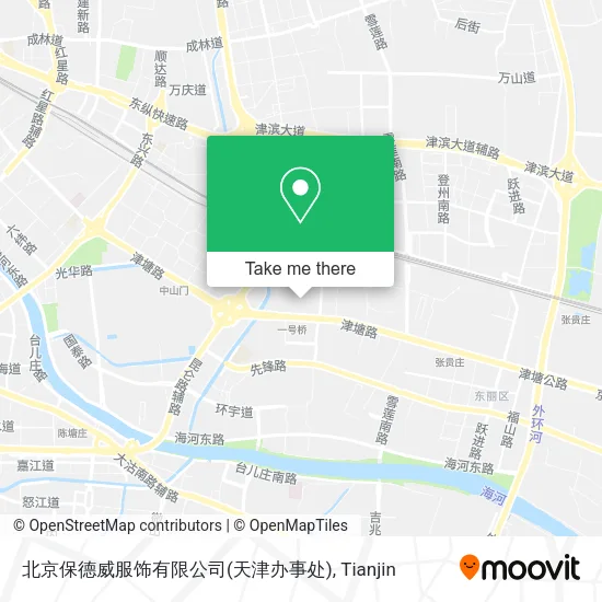 北京保德威服饰有限公司(天津办事处) map