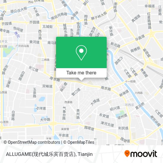 ALLUGAME(现代城乐宾百货店) map