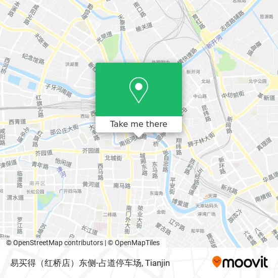 易买得（红桥店）东侧-占道停车场 map