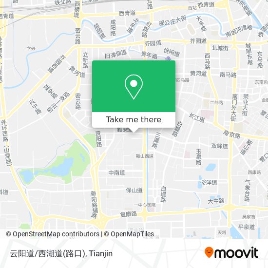 云阳道/西湖道(路口) map