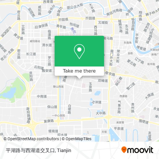 平湖路与西湖道交叉口 map
