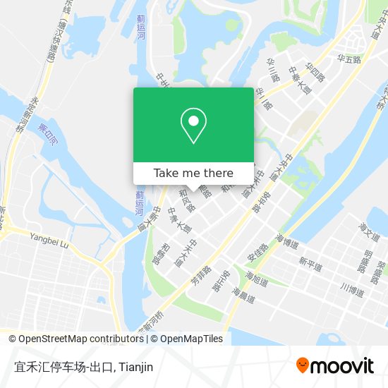 宜禾汇停车场-出口 map