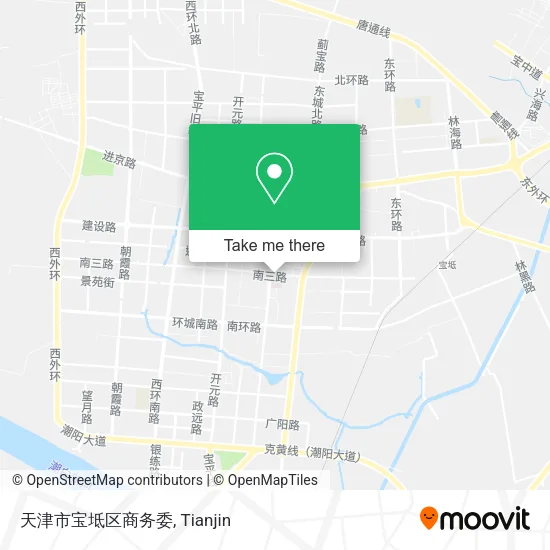 天津市宝坻区商务委 map