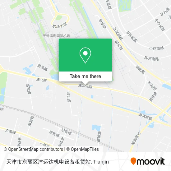 天津市东丽区津运达机电设备租赁站 map
