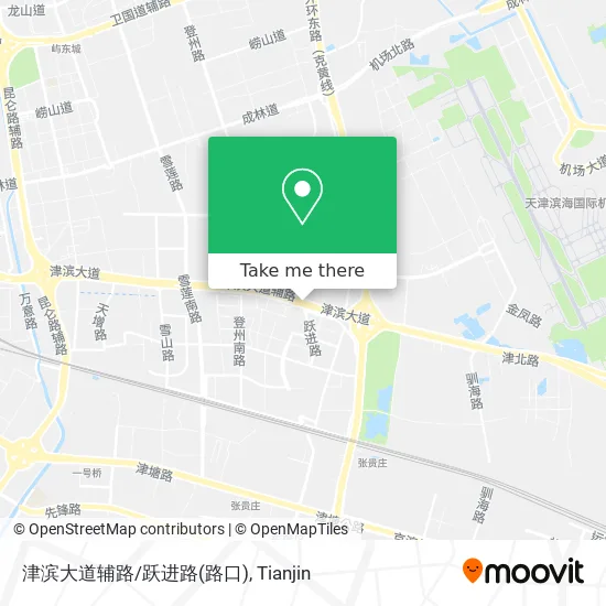 津滨大道辅路/跃进路(路口) map