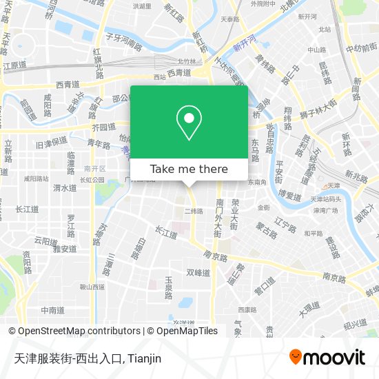 天津服装街-西出入口 map