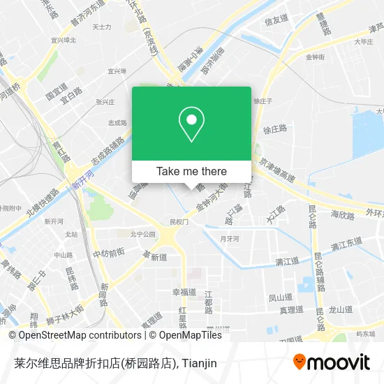 莱尔维思品牌折扣店(桥园路店) map