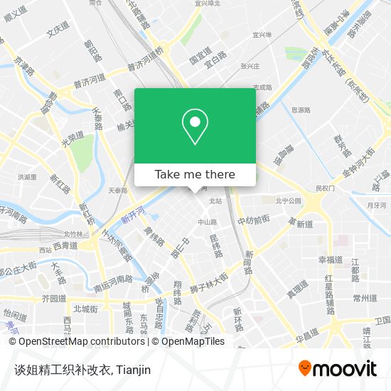 谈姐精工织补改衣 map
