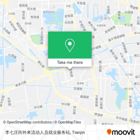 李七庄街外来流动人员就业服务站 map