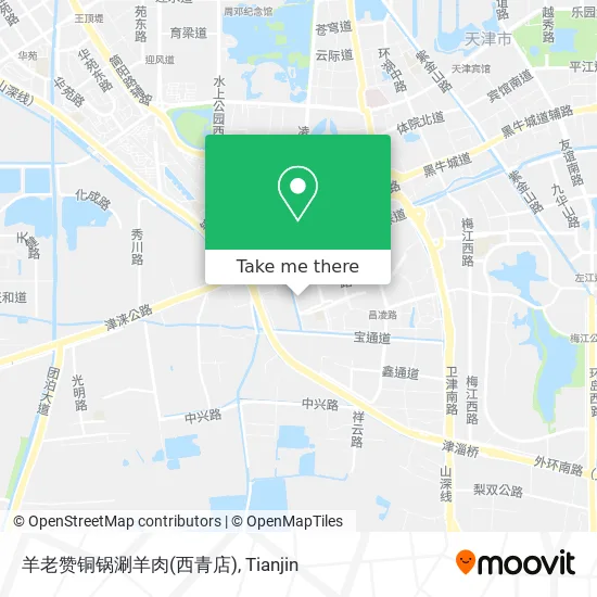 羊老赞铜锅涮羊肉(西青店) map