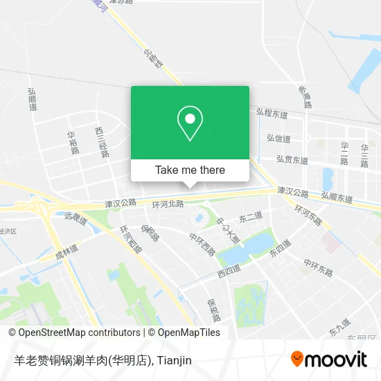 羊老赞铜锅涮羊肉(华明店) map