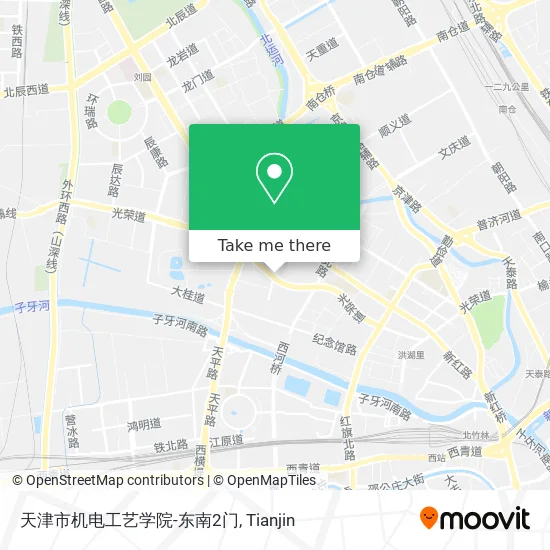 天津市机电工艺学院-东南2门 map