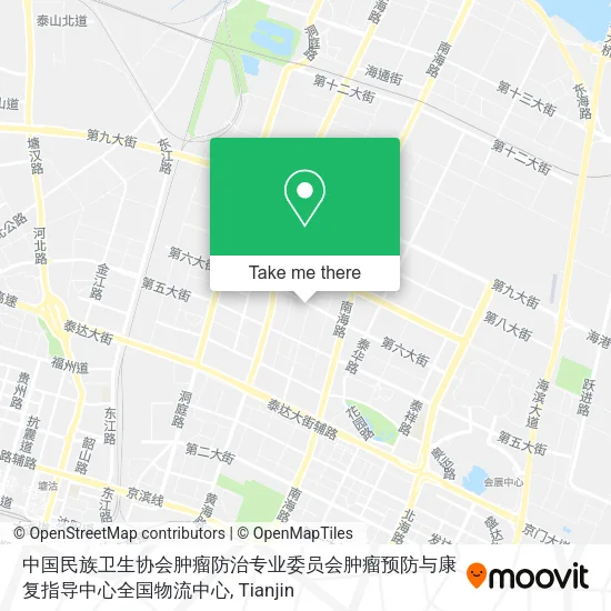 中国民族卫生协会肿瘤防治专业委员会肿瘤预防与康复指导中心全国物流中心 map