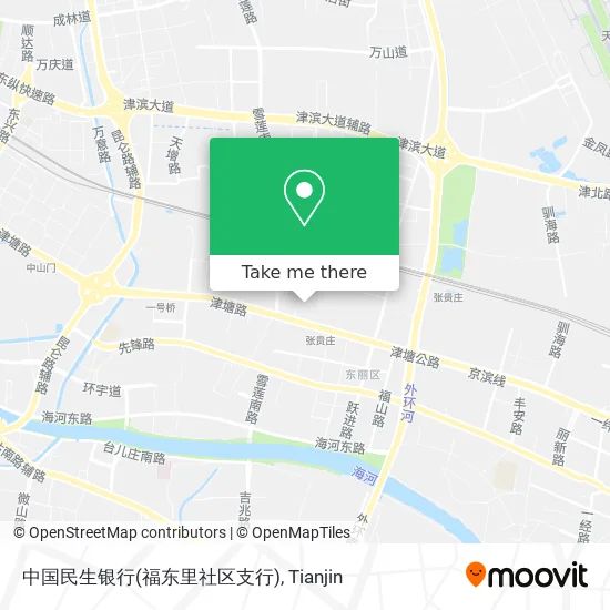 中国民生银行(福东里社区支行) map