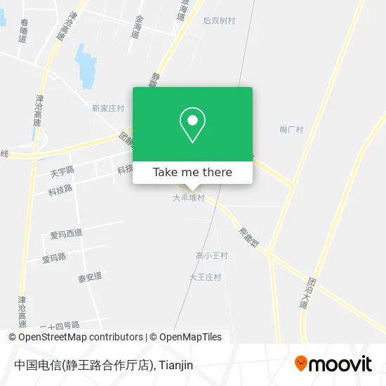 中国电信(静王路合作厅店) map