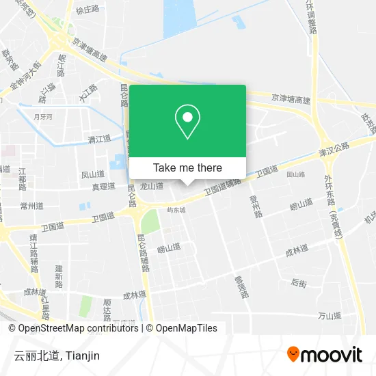 云丽北道 map