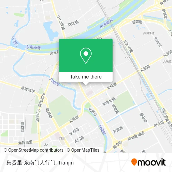 集贤里-东南门人行门 map