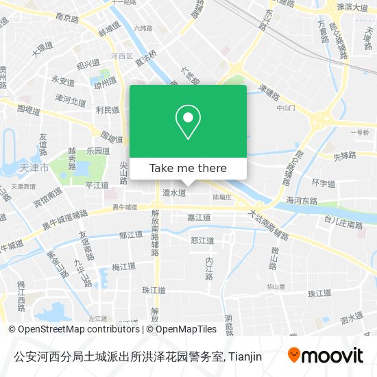 公安河西分局土城派出所洪泽花园警务室 map