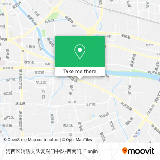 河西区消防支队复兴门中队-西南门 map