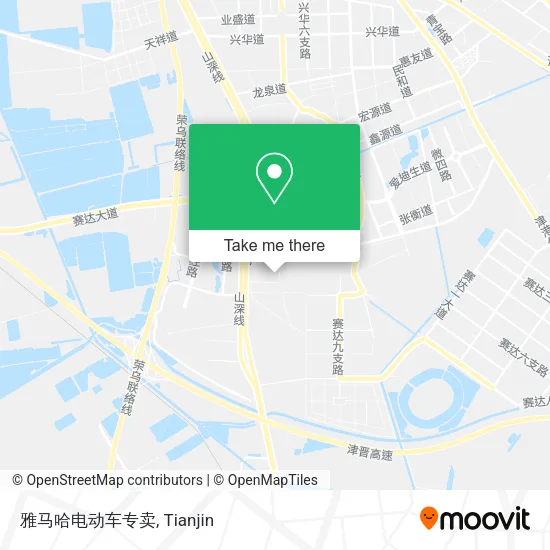 雅马哈电动车专卖 map