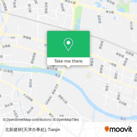 北新建材(天津办事处) map