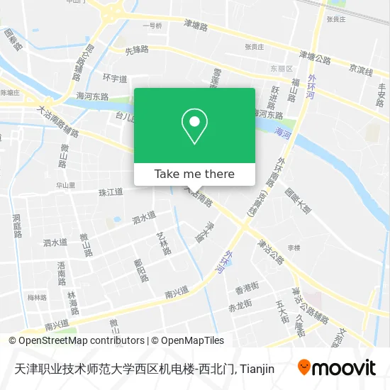 天津职业技术师范大学西区机电楼-西北门 map