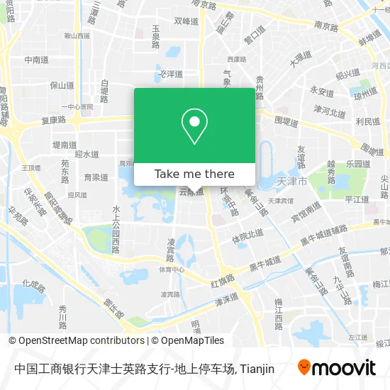 中国工商银行天津士英路支行-地上停车场 map