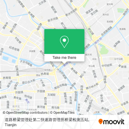 道路桥梁管理处第二快速路管理所桥梁检测五站 map