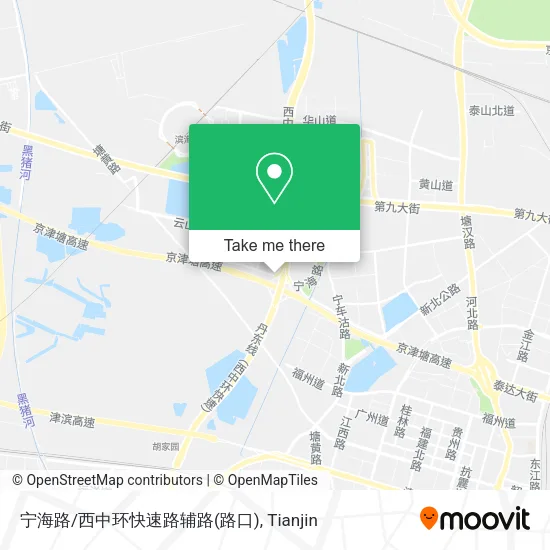 宁海路/西中环快速路辅路(路口) map