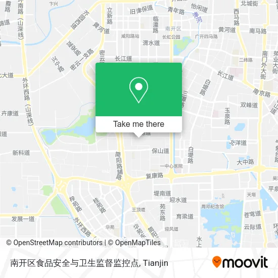 南开区食品安全与卫生监督监控点 map